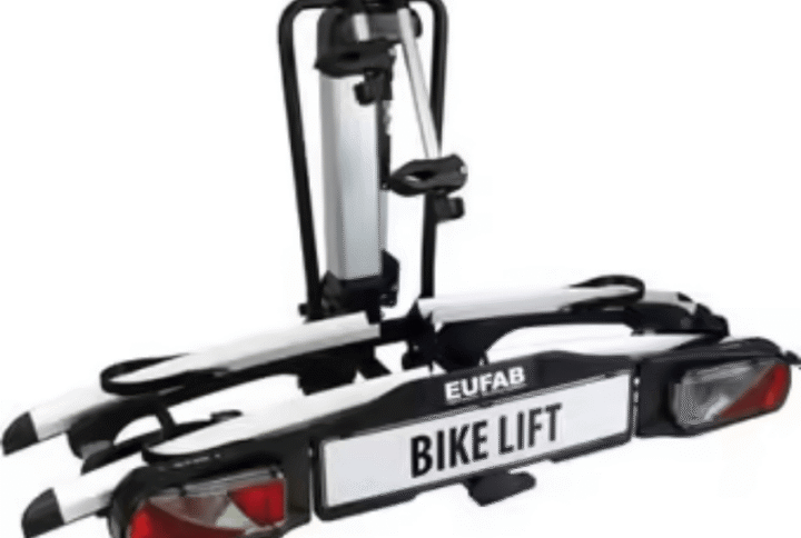 Porte-Vélos Electrique Eufab sur Boule D attelage Pliable