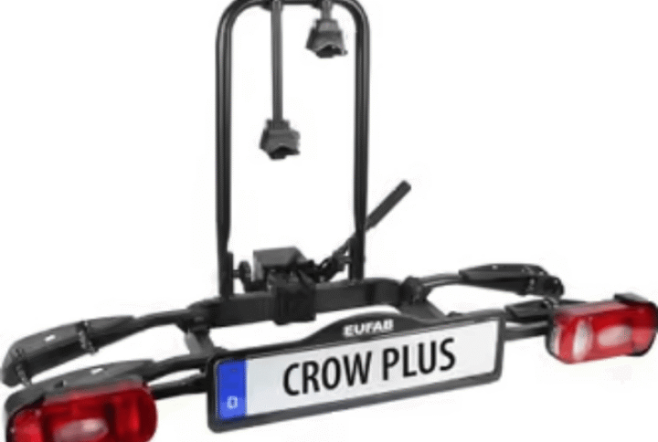Porte-Vélos sur Boule d Attelage Eufab Crow Plus Prise