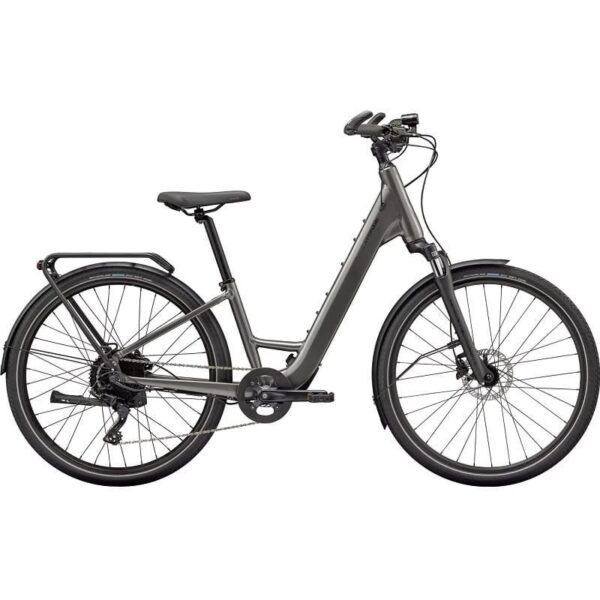 Vélo de Ville Électrique Cannondale Mavaro Neo SL 1 Low Step Thru MicroShift 8V 360 Wh 27.5″ Gris