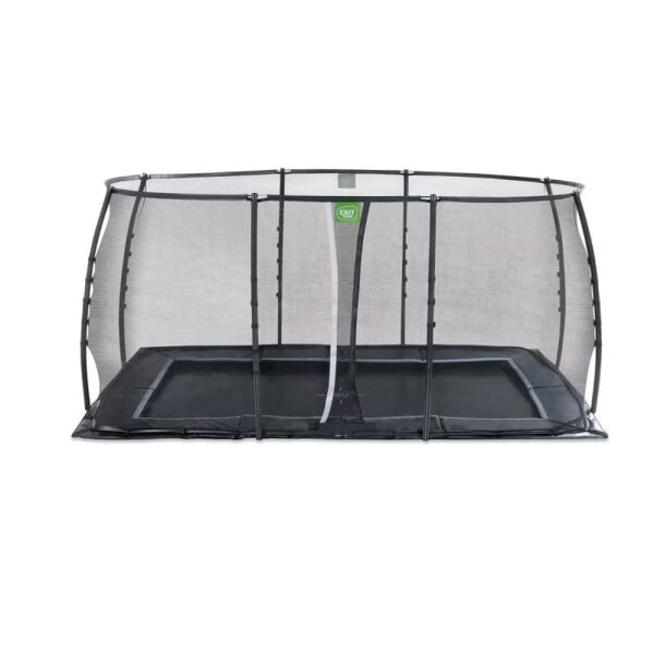 EXIT TOYS Trampoline enterré au niveau du sol Dynamic 244x427cm avec filet de