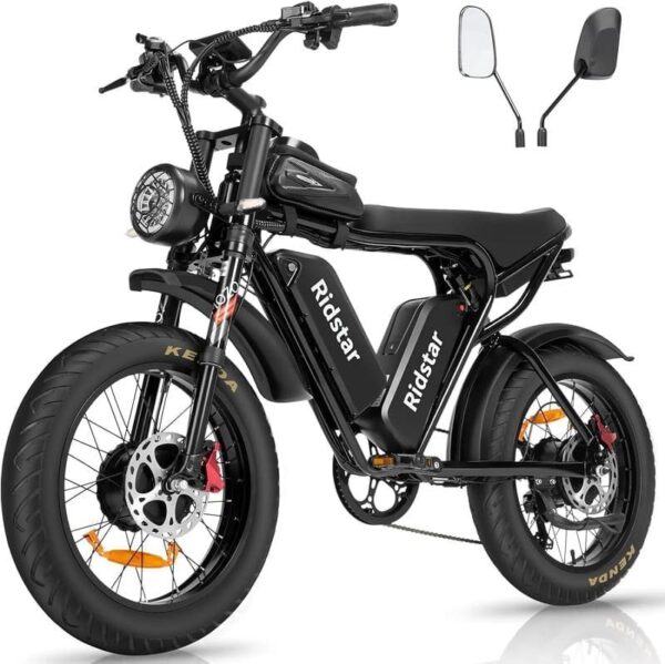 Electric bike Ridstar Q20 PRO 52V (2000W Dual Motor) 40AH Battery
