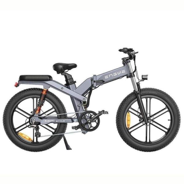 Engwe X26 1000W 26″ Fat Bike Pliable E-Mountain Bike Double Batteries EMTB