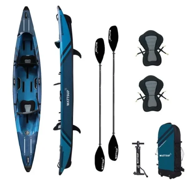Kayak gonflable Wattsup TORPEDO 2 Places – 426×78 cm (13’9″x31″)