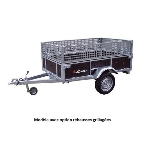 Remorque bois – Lider – 322 x 182 cm – PTAC 500 kg