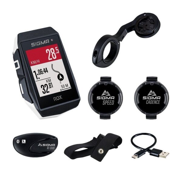 Sigma compteur rox11.1 evo gps blanc