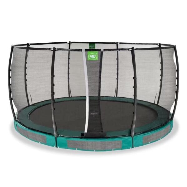 Trampoline enterré EXIT Allure Premium ø427cm – vert