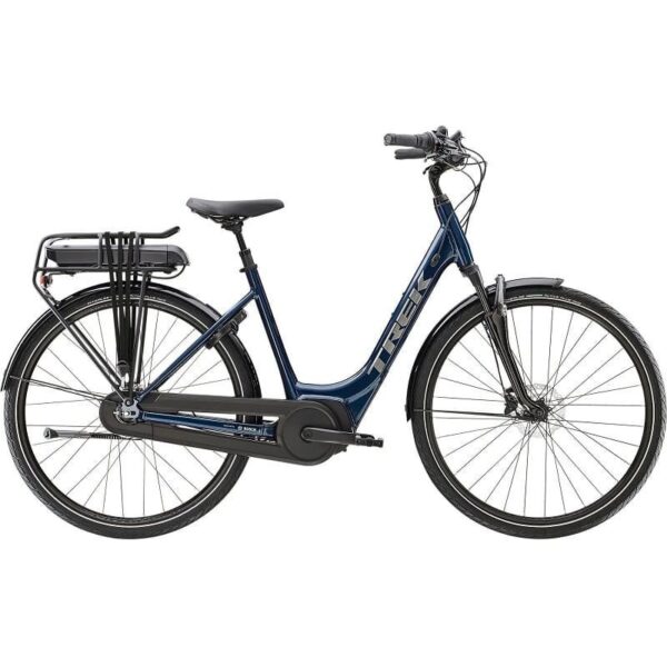Trek District+ 2 Lowstep 500 Wh Bleu