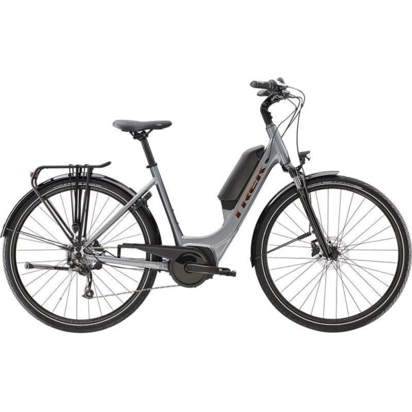Vélo Électrique Trek Verve+ 1 Lowstep DT Shimano Tourney/Altus 8V 500 Wh Gris 2023