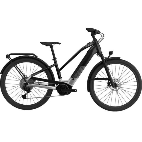 VTC Électrique Cannondale Tesoro Neo X 3 Mid Shimano Cues 9V 500 Wh 29″ Noir Gris