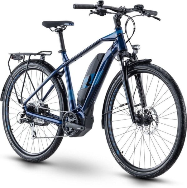 VTC Électrique Raymon TourRay E 2.0 Tektro T350 8V 500 Wh 700 mm Bleu 2023
