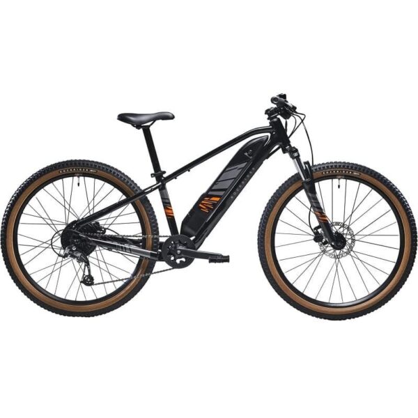 VTT Electrique Semi-rigide Rockrider E ST 500 26″ 9-12 ans Noir