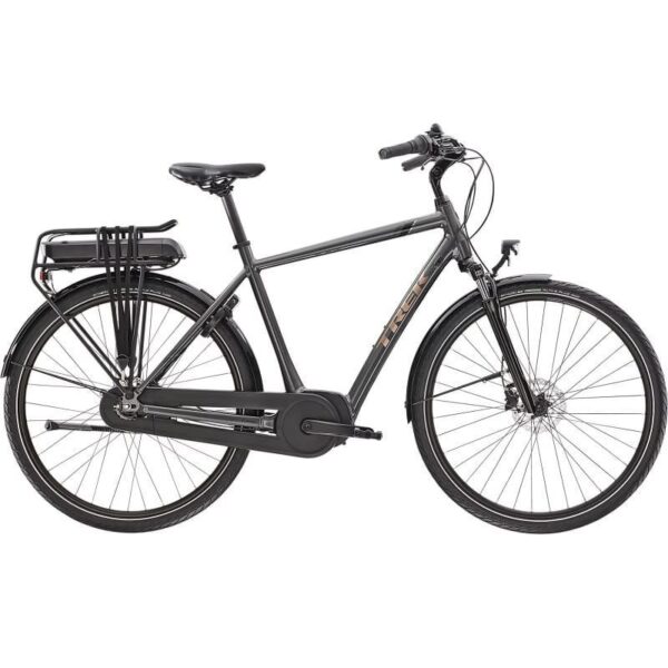 Vélo de Ville Électrique Trek District+ 1 Shimano Nexus 300 Wh Gris 2023