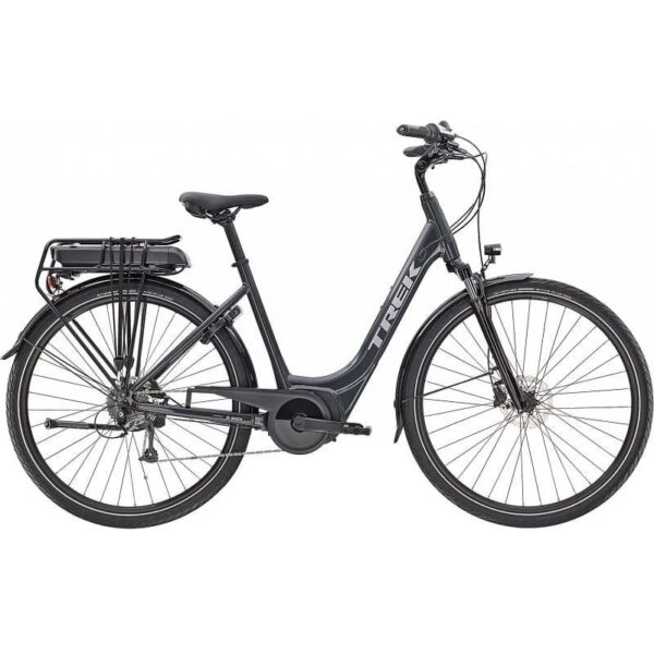 Vélo de Ville Électrique Trek VERVE+ 1 LOWSTEP Shimano Altus 8V 300wh 2023
