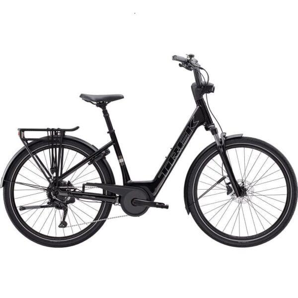 Vélo de Ville Électrique Trek Verve+ 2 Lowstep Gen.3 400wh Shimano Cues 9V Noir Gen.3